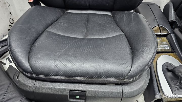 Салон кожа на Mercedes-Benz W211