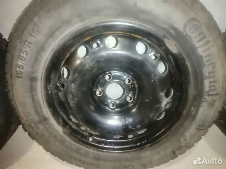 R15 Continental AllSeasonContact 195/65, PCD 5x100 DIA 57