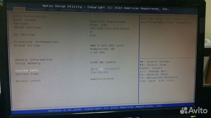 Материнская плата LA-7322P для asus X53U