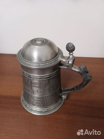 Кружка охота оловянная