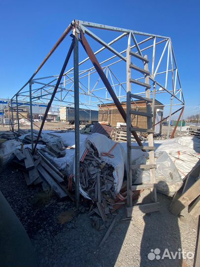 Продам каркас ангара бу
