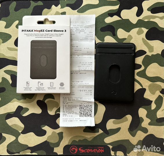 Pitaka iPhone 12 pro чехол и картхолдер