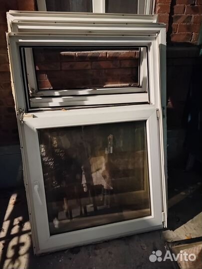 Б/у пластиковые бронированные окна