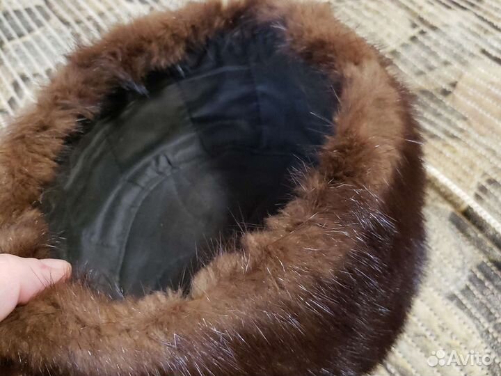 Норковая шапка мужская