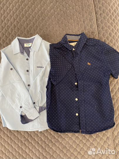 Рубашки 6 шт размер 122