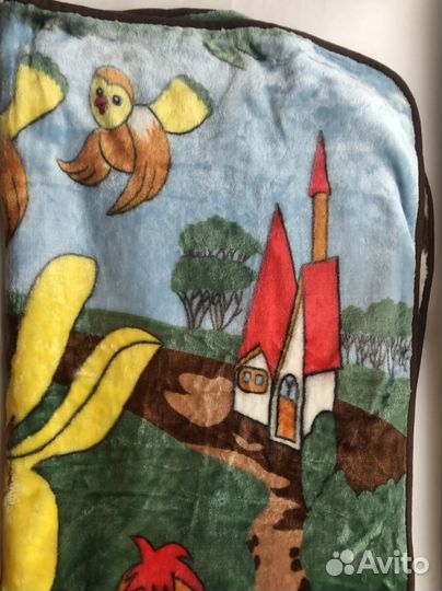 Новое детское одеяло плед покрывало 110х140 см