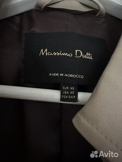 Плащ Тренч Massimo dutti, оригинал, размер xs-s