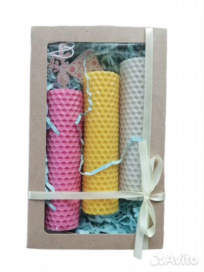 Свечи ручной работы из вощины