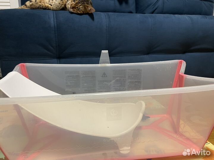 Stokke flexi bath ванночка складная и горка к ней