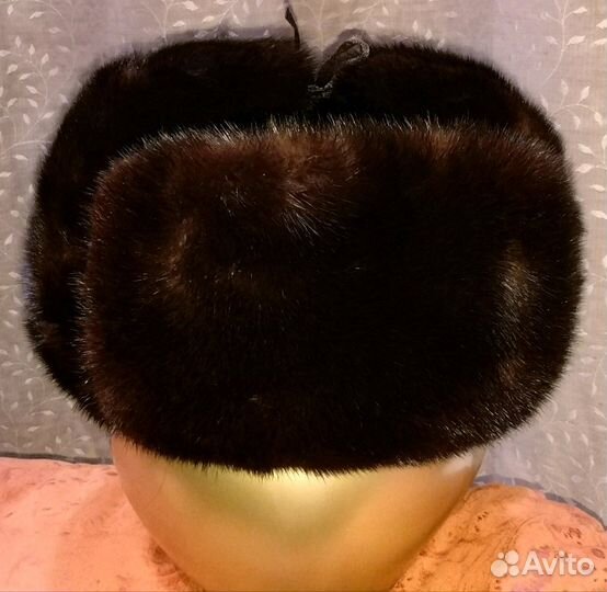 Мужская шапка норковая