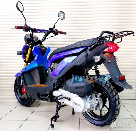 Скутер Vento Naked 49cc (150) blue