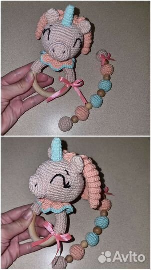 Набор : Комфортер /грызкнок-погремушка