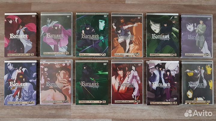 Аниме «Василиск: Манускрипт ниндзя Кога» (6xDVD)