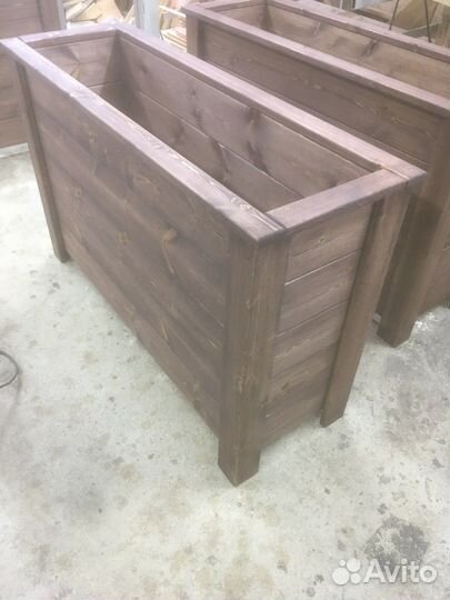 Деревянные кашпо