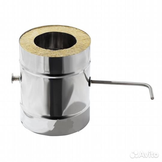 Шибер поворотный утепленный