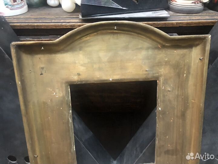 Старинный позолоченый киот 19 век