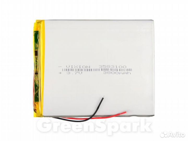 Аккумулятор универсальный 35x83x100mm 3800mAh 3,7