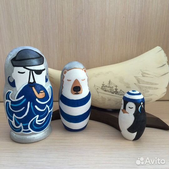 Матрешка деревянная