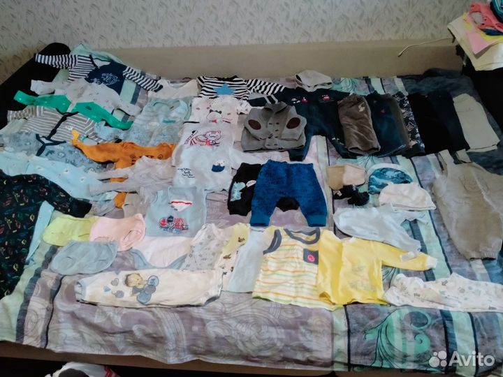 Большой пакет вещей на мальчика