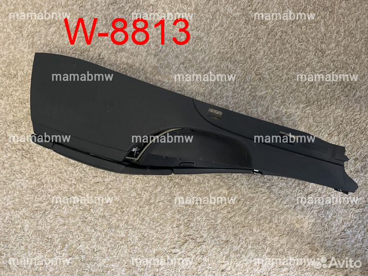 Консоль тоннель центральный кожа BMW E60