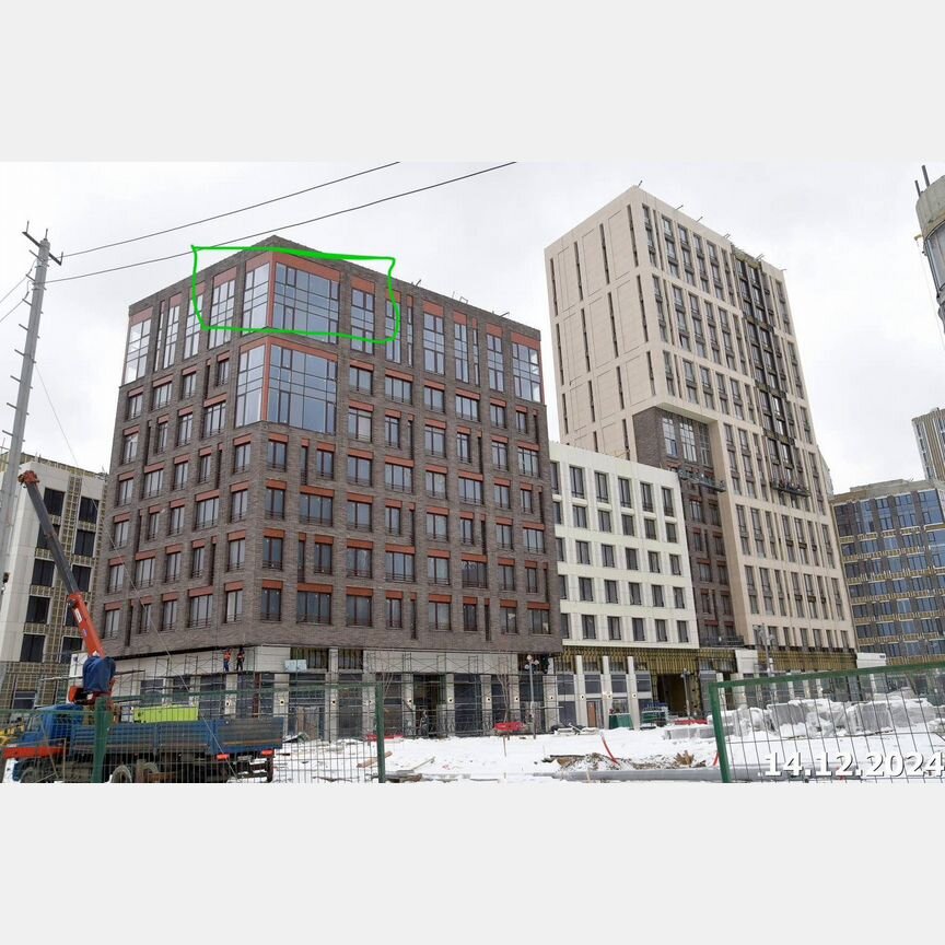 2-к. квартира, 66,2 м², 9/9 эт.