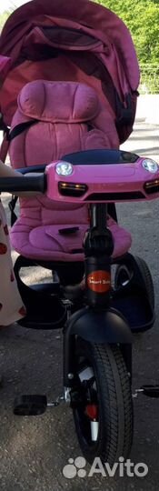 Велосипед для малышей с ручкой