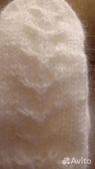 Варежки с козьим пухом