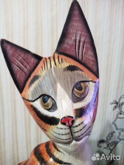 Статуэтка кошка с котенком