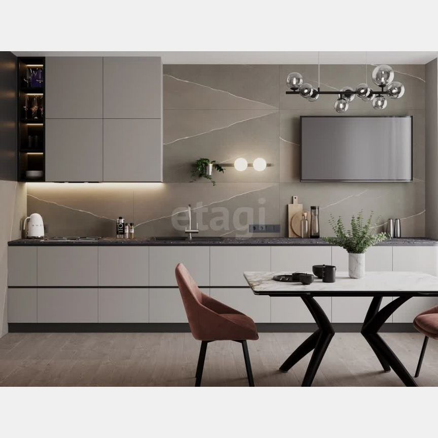 1-к. квартира, 44,8 м², 3/28 эт.