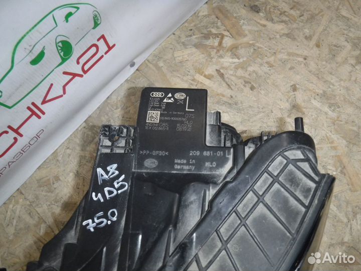 Фара левая Audi A8 D5 (2017) Laser LED