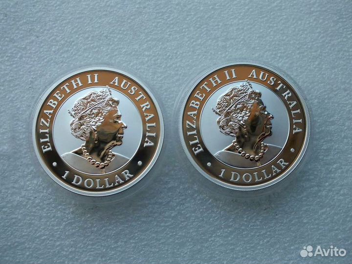 Австралия 1 доллар 2022 год. Серебро