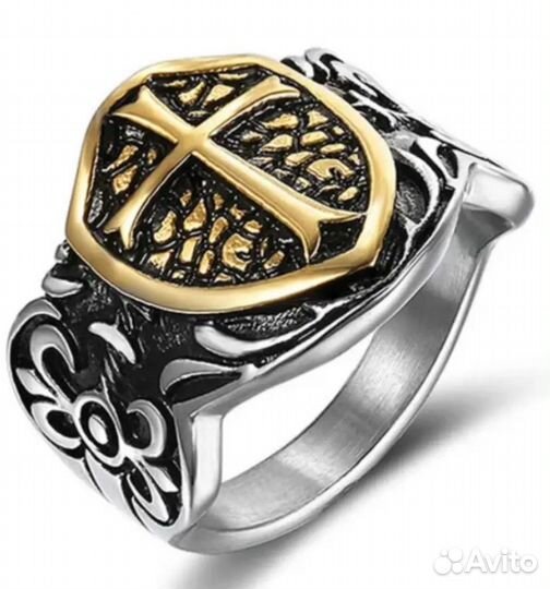 Перстни кольца мужские в ассортименте сталь р 22