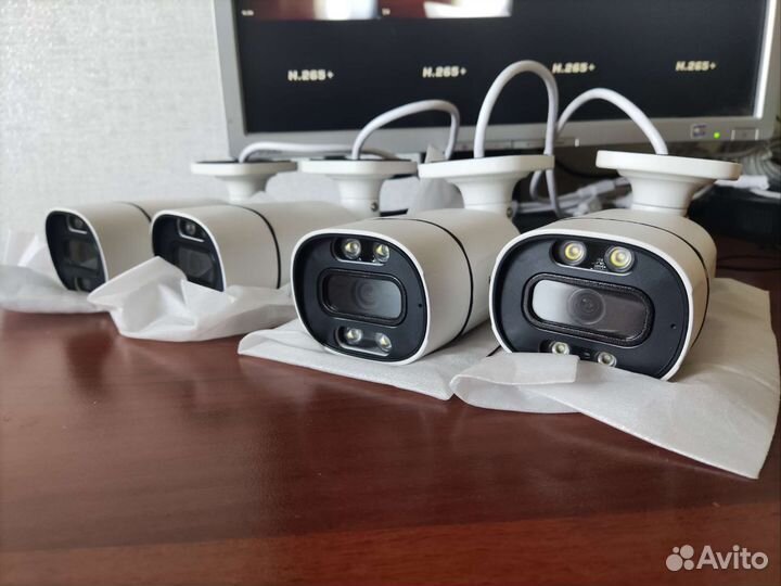 Комплект видеонаблюдения ip 4 камеры