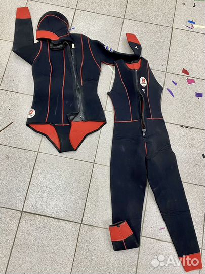 Гидрокостюмы для дайвинга разные