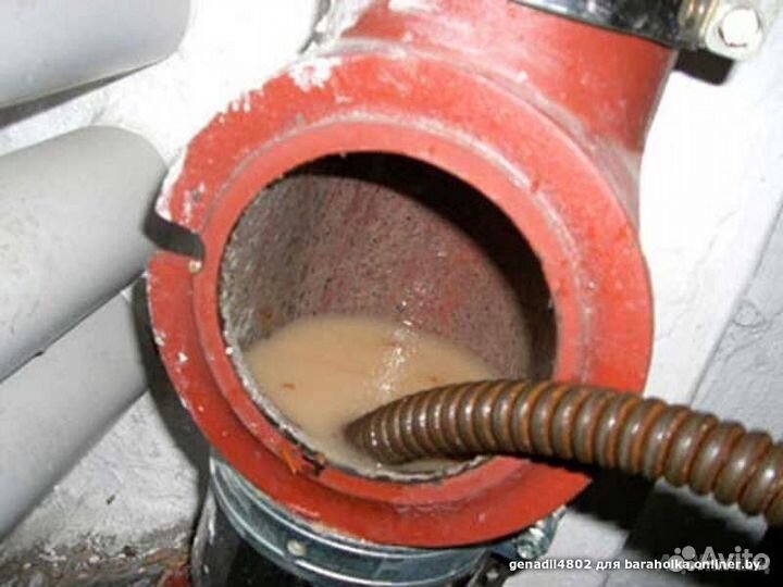 Прочистка канализации. Устранение засоров