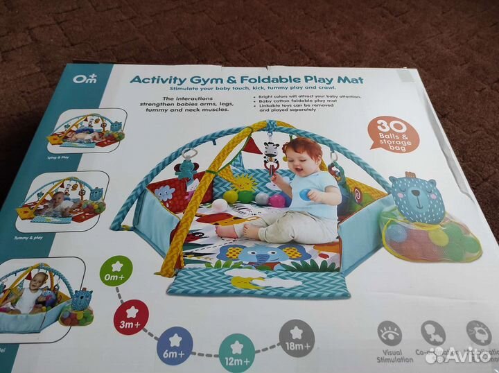 Детский развивающий коврик