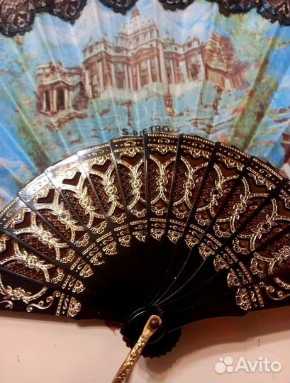 Веер винтажный. Испания