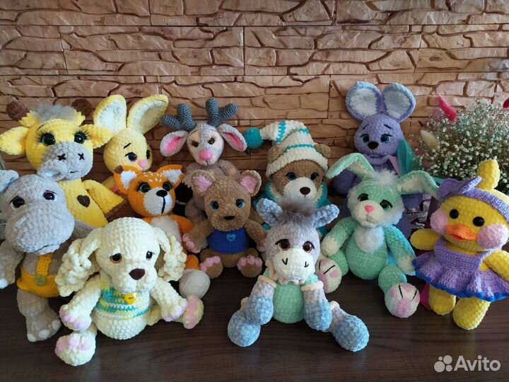 Вязаные,плюшевые игрушки