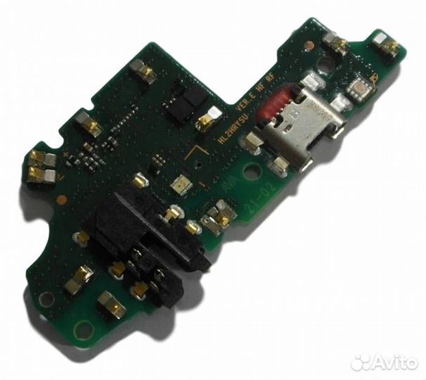Шлейф Honor 10 Lite/P Smart 2019 (плата) + разъем