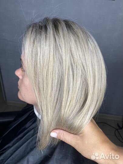 Стрижка и окрашивание волос