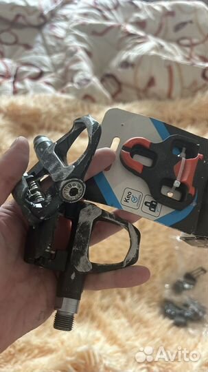 Педали контактные wellgo 96 с шипами