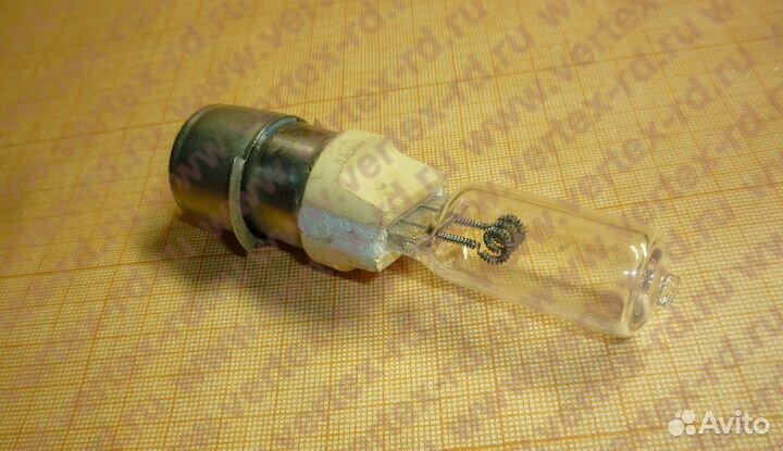 Лампа накаливания кварцевая галогенная кгм-27-400