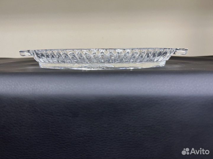 Блюдо хрустальное Рак 19 х 15,5 х 3 см