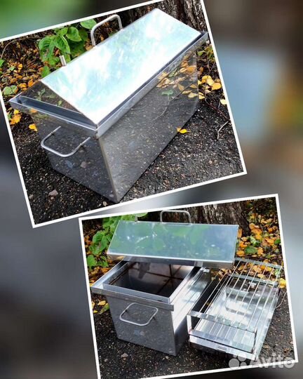 Коптильня горячего копчения 1,5-2мм из нержавейки