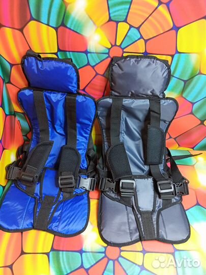 Детское бескаркасное автокресло от 3- 12 лет