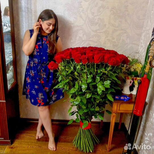 Розы-гиганты 120см