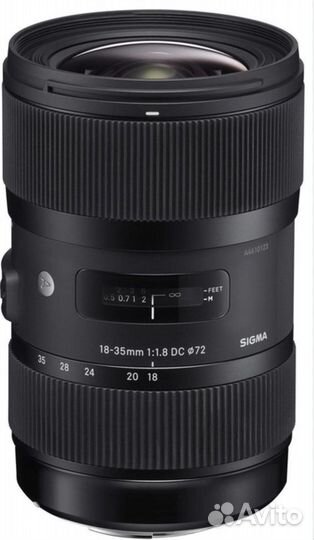 Объектив Sigma 18-35 mm F 1.8 DC Никон