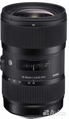 Объектив Sigma 18-35 mm F 1.8 DC Никон