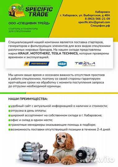 Стартер John Deere/case/CAT (12V,4kW,Z10,закр) STD