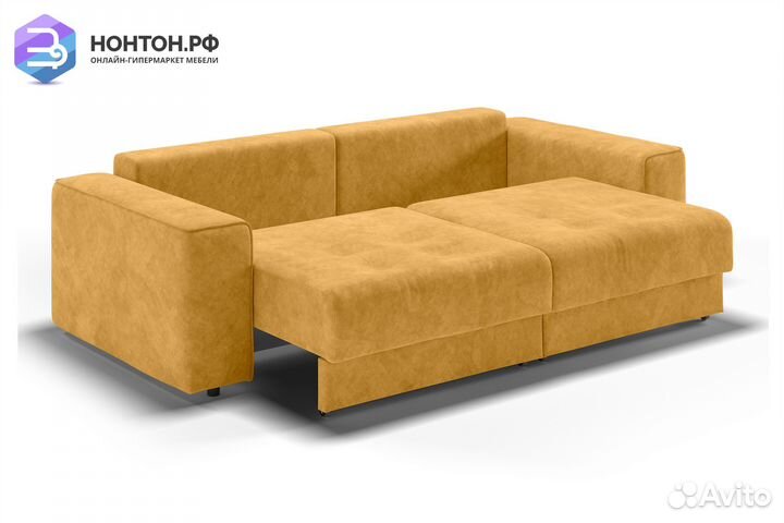 Диван еврокнижка Конте желтый